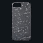 Mathematics Formulas on Chalkboard - Funny & Cool Case-Mate iPhone Case<br><div class="desc">Your iPhone deserves a little decoration. Protect your iPhone in style with this "Funny Mathematics Formulas Equations on Chalkboard" personalised case! If you need further customisation, please click the "Customise it" button and use our design tool to add your text, name, or photos to create an unique iPhone case. This...</div>