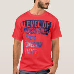 Mathematics Funny Art Level Of Math 1  T-Shirt<br><div class="desc">Mathematics Funny Art Level Of Math 1  .Great shirt for yourself,  family,  grandpa,  grandma,  grandmother,  grandfather,  mum,  dad,  sister,  brother,  uncle,  aunt,  men,  women or anyone</div>