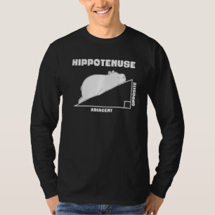 Mathematics Hippotenuse Hippo T-Shirt