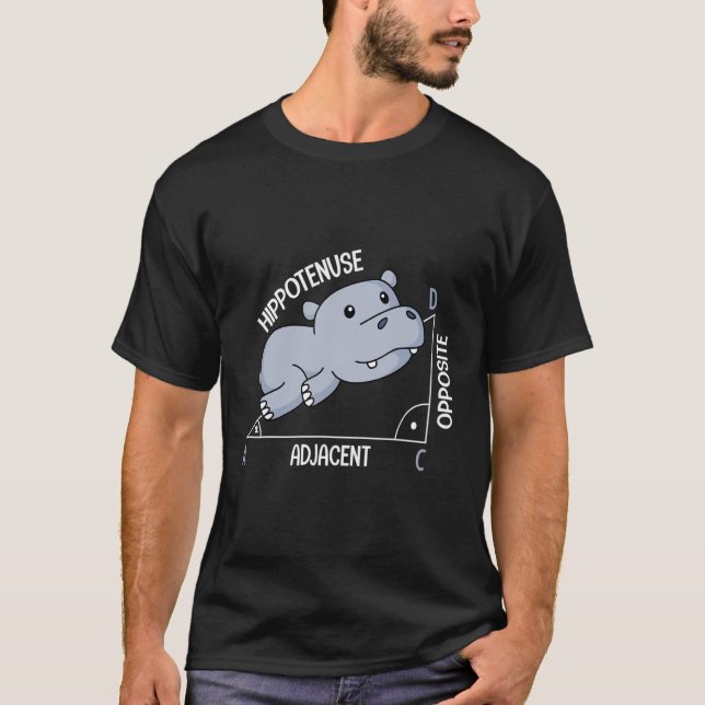 Mathematics hippotenuse math 1 T-Shirt (Front)