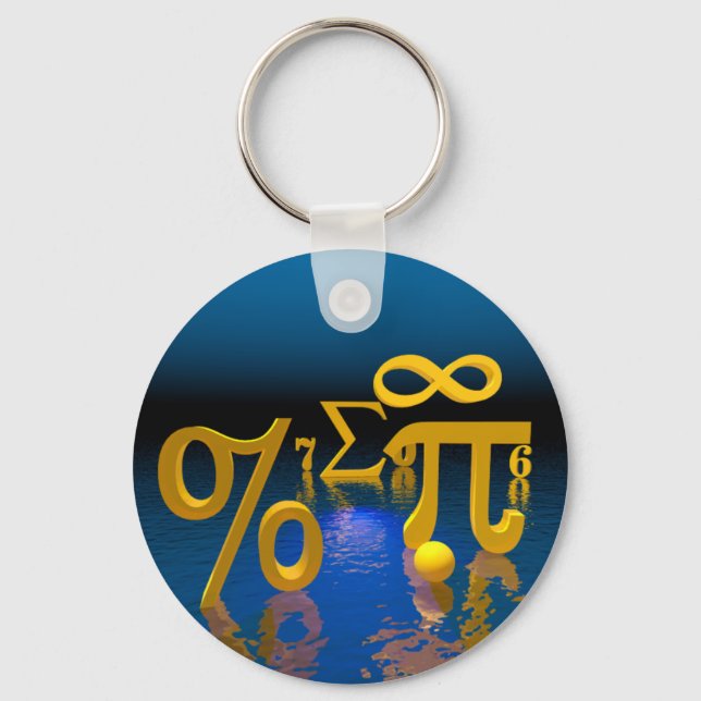 Mathematics Key Ring (Front)