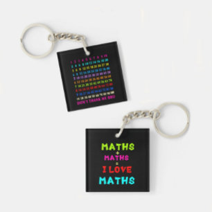 Mathematics key ring