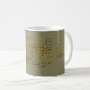 Mathematics Physics Science Formulas Coffee Mug