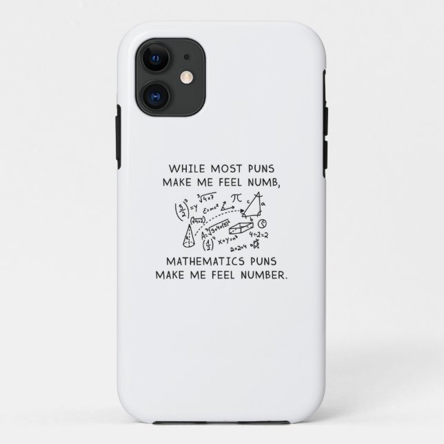 Mathematics Puns Case-Mate iPhone Case (Back)