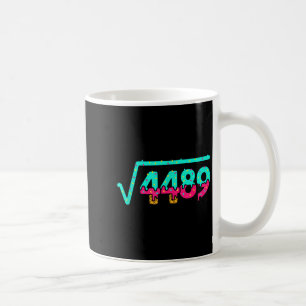 Mathematics Radical 4489, Playful Donut Numbers Ma Coffee Mug