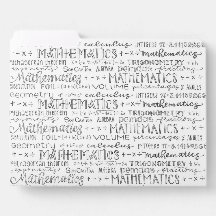 Mathematics Teacher Folders