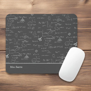 Mathematics Teacher Formulas Algebra Office Mouse Pad