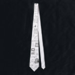 Mathematics Tie<br><div class="desc">For the most serious math lovers comes a most serious tie. Complete with the the quadratic formula and Isaac Newton!</div>