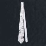 Mathematics Tie<br><div class="desc">For the most serious math lovers comes a most serious tie. Complete with the the quadratic formula and Isaac Newton!</div>