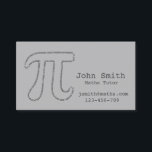 Mathematics tutor or teacher stylish advanced math business card<br><div class="desc">A stylish and professional business card for a Mathematics tutor or advanced maths teacher. This card would be suitable for a freelance professional in the mathematics education industry. It is fully customisable to include your personal details including qualifications and area of expertise.</div>