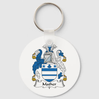 Mather Family Crest Key Ring