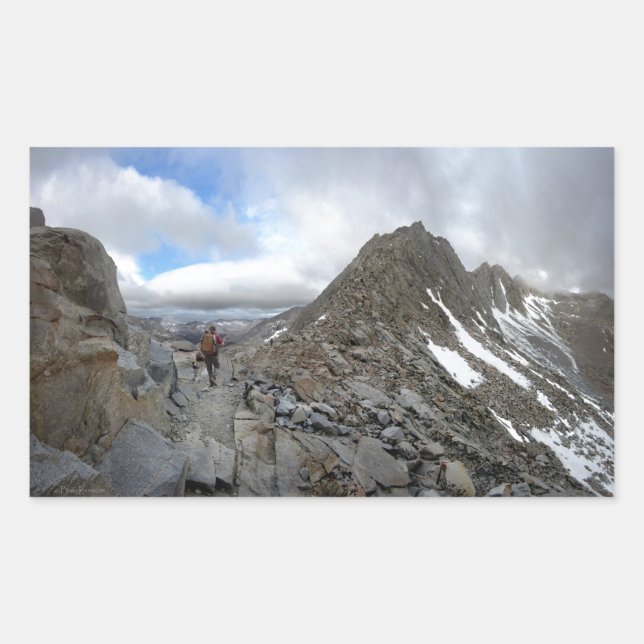 Mather Pass Storm - John Muir Trail - Sierra Rectangular Sticker (Front)
