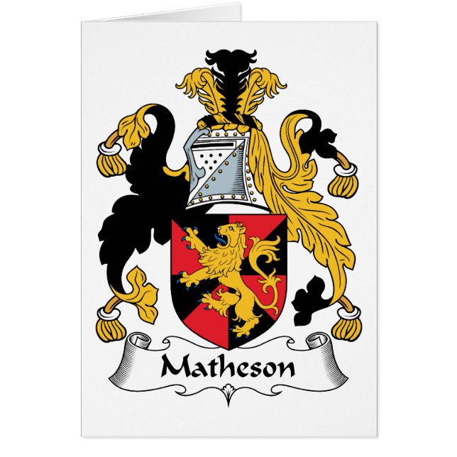Matheson Family Crest (Front)