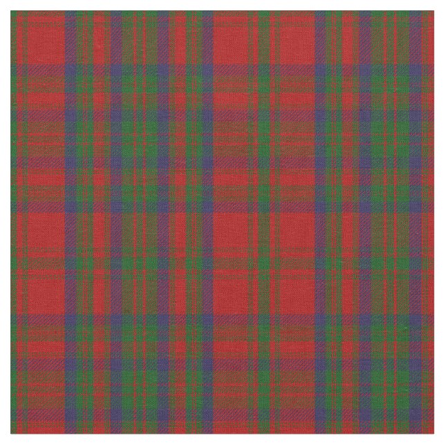 Matheson Tartan Print Fabric (Close Up)