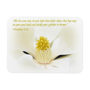 Mathew 5:16 Inspirational Magnet