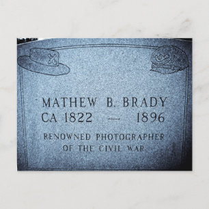 Mathew Brady  - Famed Civil War Photographer Postcard