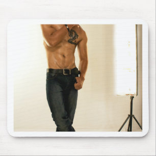 Mathew Shirtless Cowboy I Mouse Pad