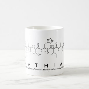 Mathias peptide name mug