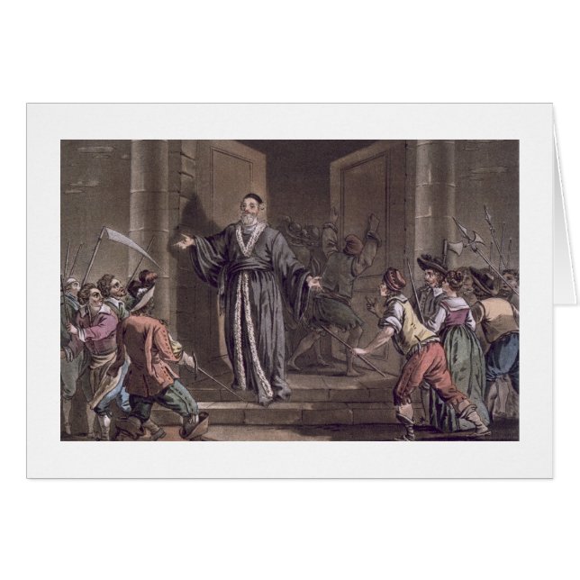 Mathieu Mole (1584-1656) harangued by the people, (Front Horizontal)