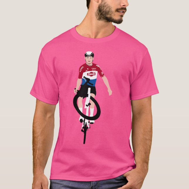 Mathieu Van Der Poel Cyclist T-Shirt (Front)