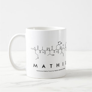 Mathis peptide name mug