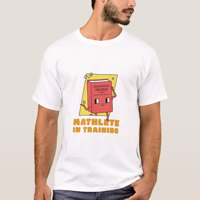 Mathlete in Training Stem Game T-Shirt (Front)