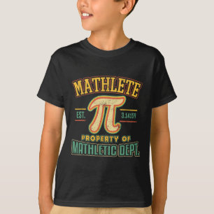 Mathlete Mathletic Department Pi 3.14 Math Calculu T-Shirt