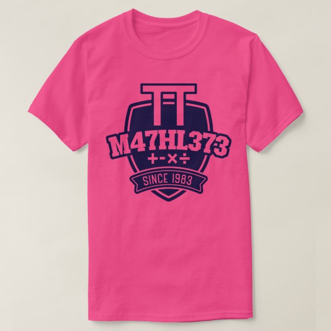 Mathlete Mono T-Shirt (Design Front)