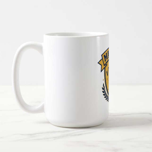 Mathlete Varsity Math Teacher Design Coffee Mug (Left)