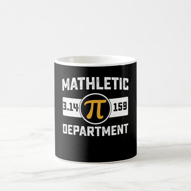 Mathletic Department Pi Day Math Vintage Coffee Mug (Center)