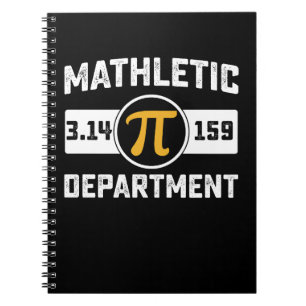 Mathletic Department Pi Day Math Vintage Notebook