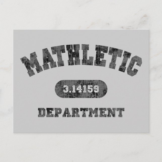 Mathletic Department Postcard (Front)