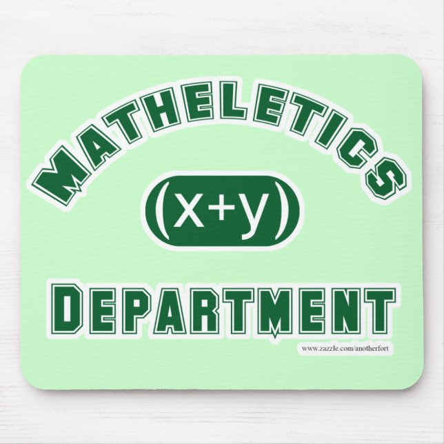 Mathletics Department Mousepad (Front)