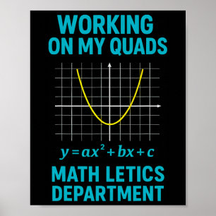 Mathletics Working On My Quads Algebra Math Teache Poster