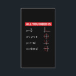 Maths Algebra Mathematics Teacher Gift Idea Business Card<br><div class="desc">All You Need Is Love Math. A nice Gift Idea for a mathematician Student and Math Teacher.</div>