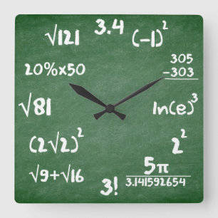 Maths Clock for Mathematics Lovers