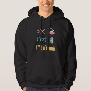Maths Fun Cow Milk Cheese Derivation Infinity Calc Hoodie