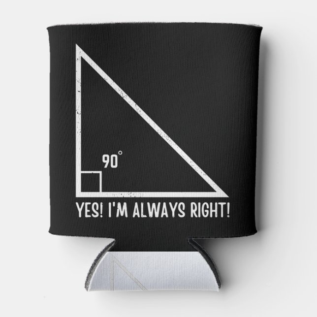 Maths / Mathematics Teacher Funny Can Cooler (Front)