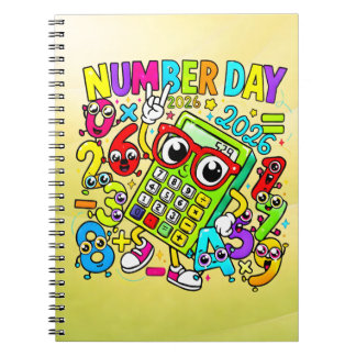 Maths Number Day Notebook for Primary School