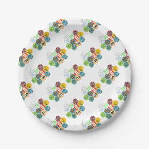 maths paper plate