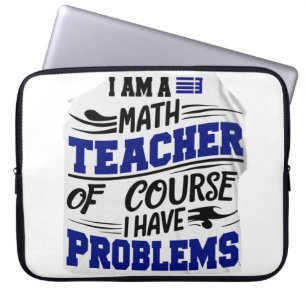 Maths teacher Jest  Laptop Sleeve
