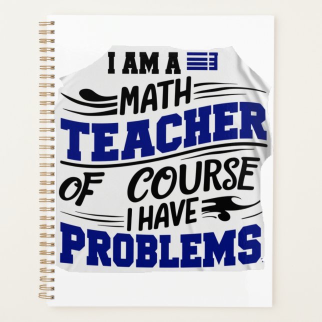 Maths teacher Jest  Planner (Front)