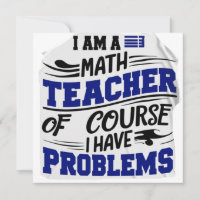 Maths teacher Jest