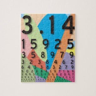 Maths: the colourful mathematical constant of Pi Jigsaw Puzzle
