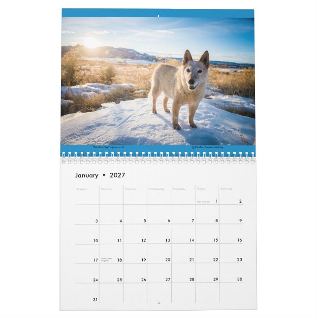 Matilda & Petunia Calendar 2026 (Jan 2027)