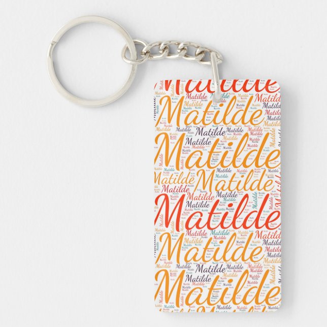 Matilde Key Ring (Front)