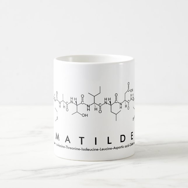 Matilde peptide name mug (Center)
