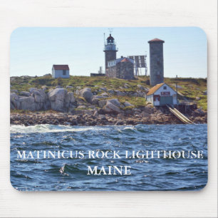 Matinicus Rock Lighthouse, Maine Mousepad