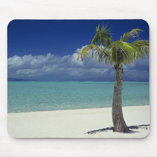 Matira Beach on the island of Bora Bora, 2 Mouse Pad (Front)