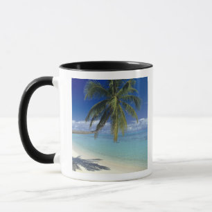Matira Beach on the island of Bora Bora, Society Mug